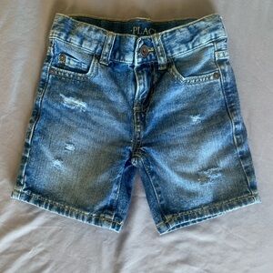 The Children's Place Faded Blue Distressed Denim Shorts